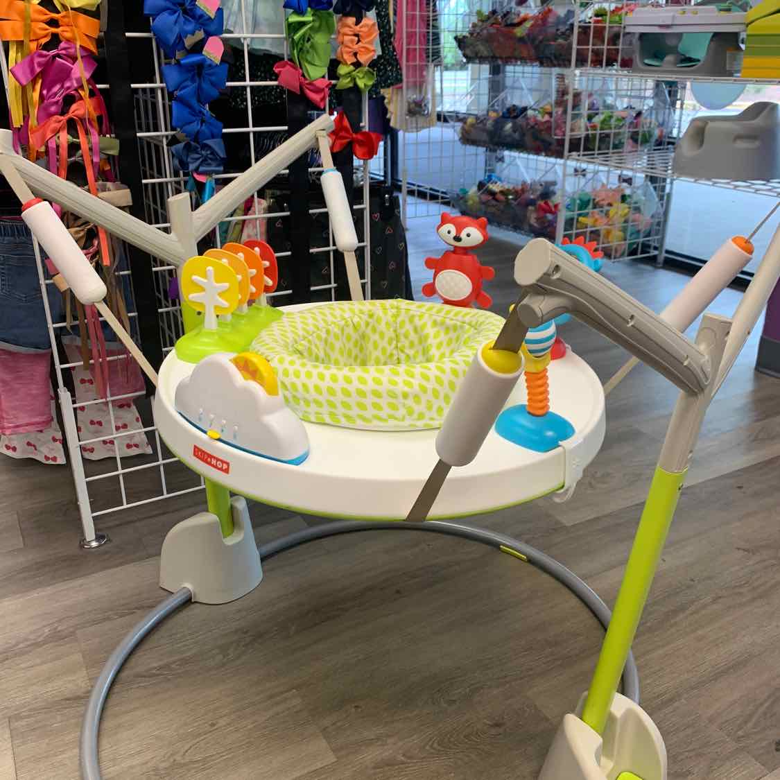Skip Hop Green/White Animal Jumperoo