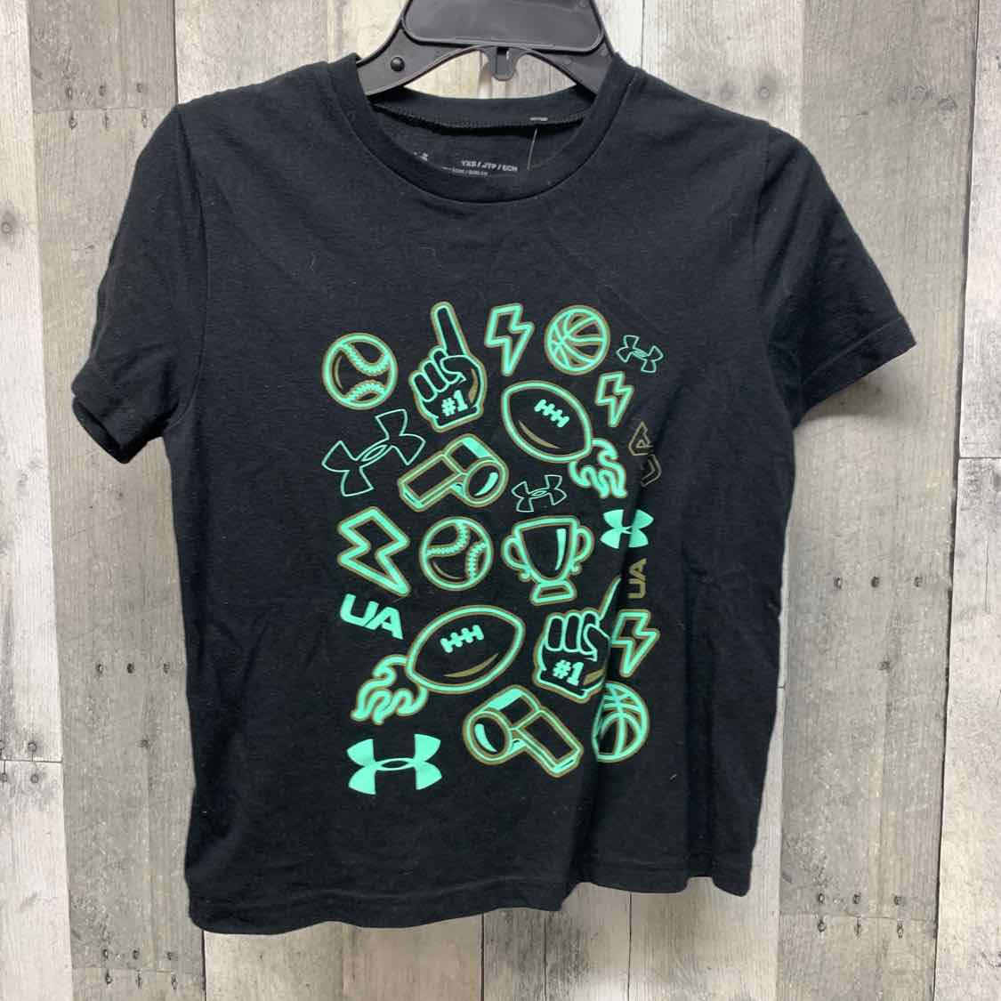 Size XSmall Black Graphic Sport Brand T Shirt