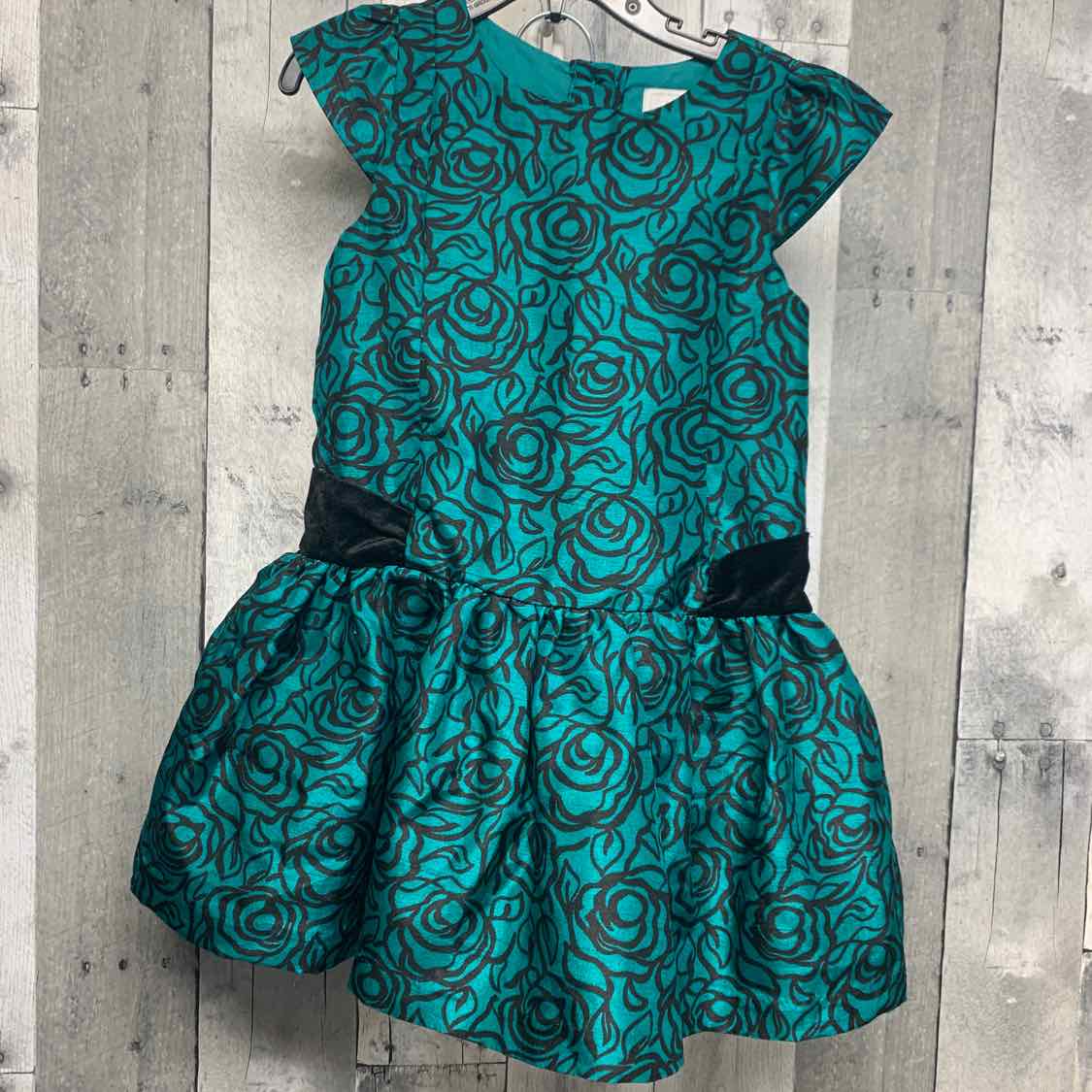 Size 3T Green/Black Gymboree 2pc Dress
