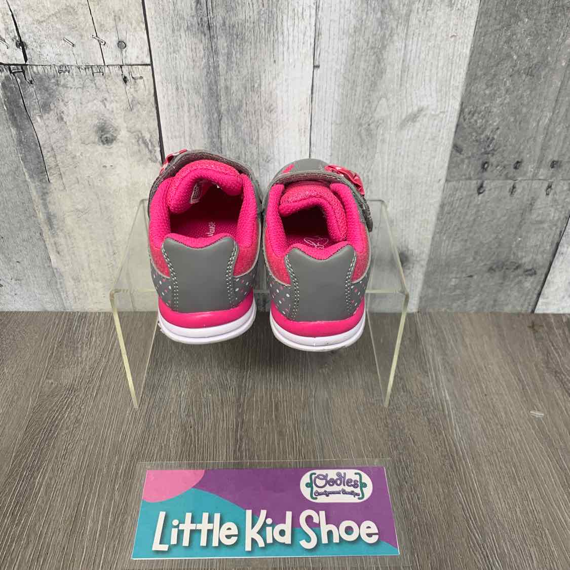 Size 5 Gray/Pink Disney Sneakers