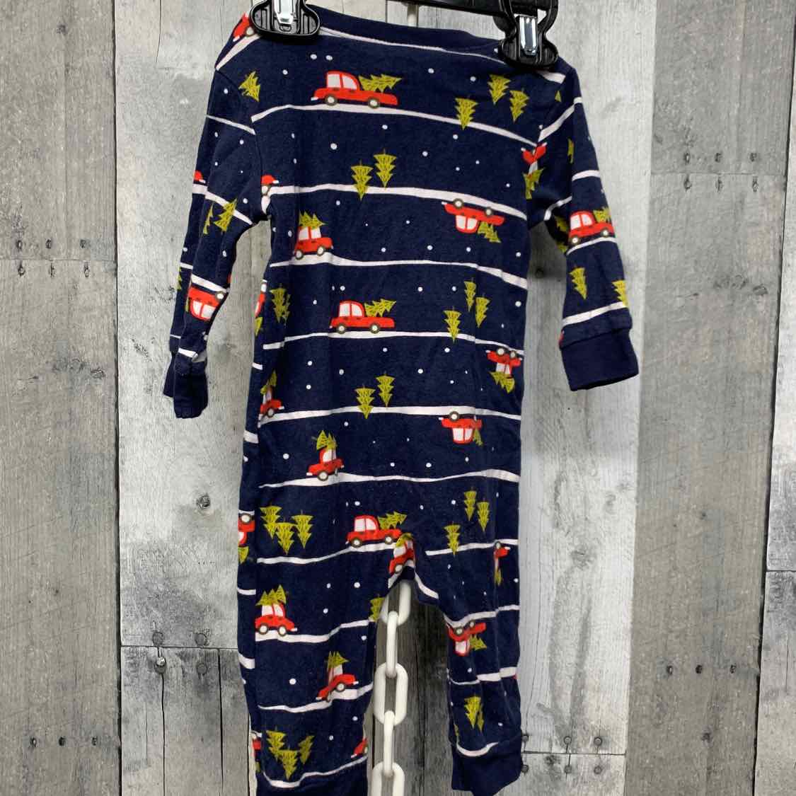 Size 3-6 Months Navy Print Old Navy Romper