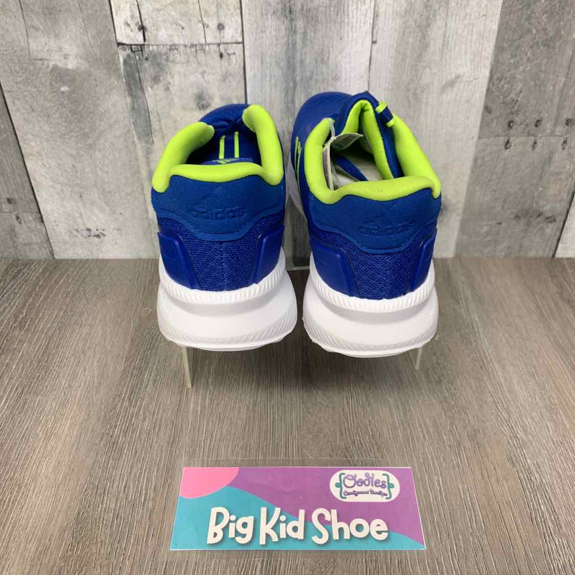 Size 4 Blue/Green Sport Brand Sneakers