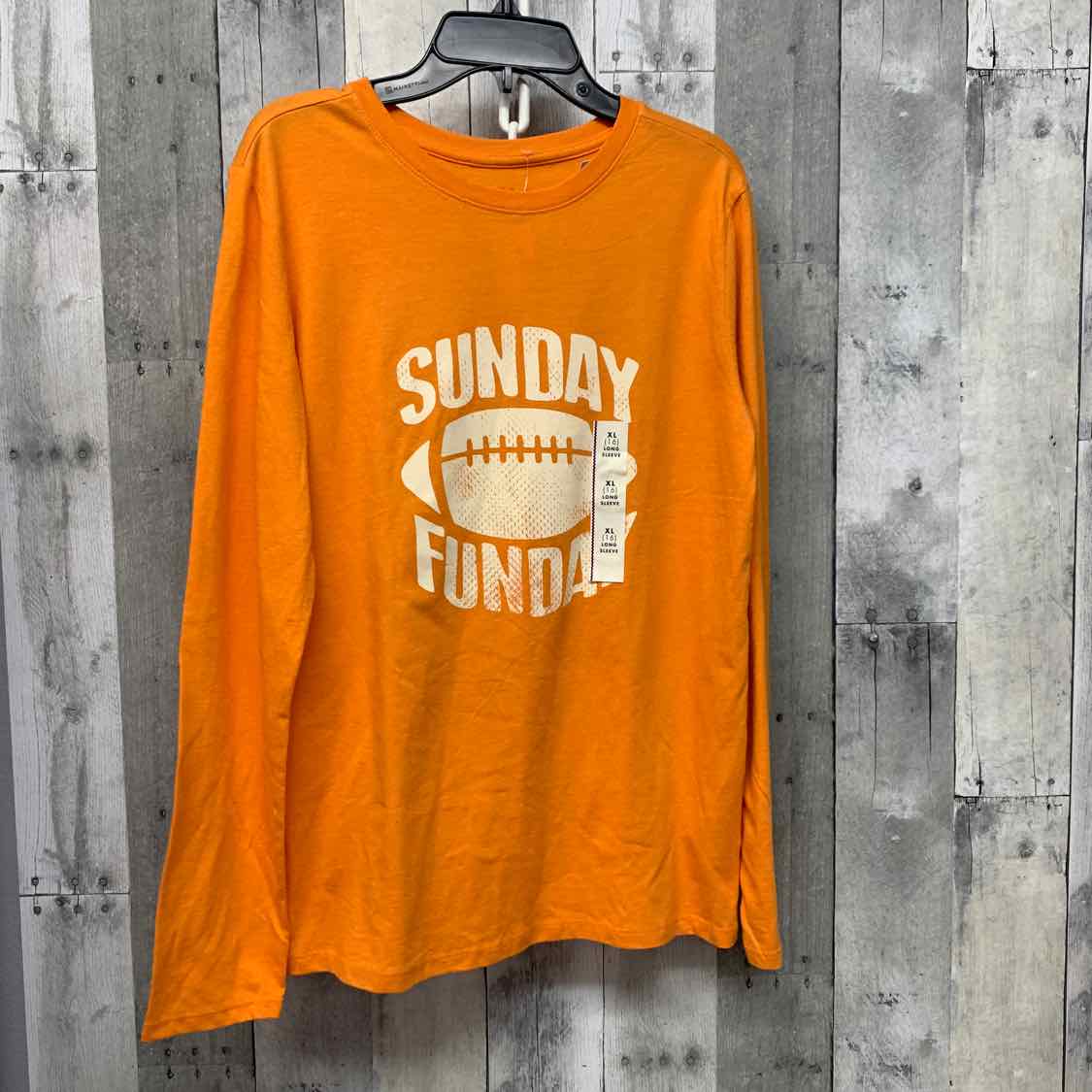 Size 16 Orange Cat & Jack Long Sleeve Shirt