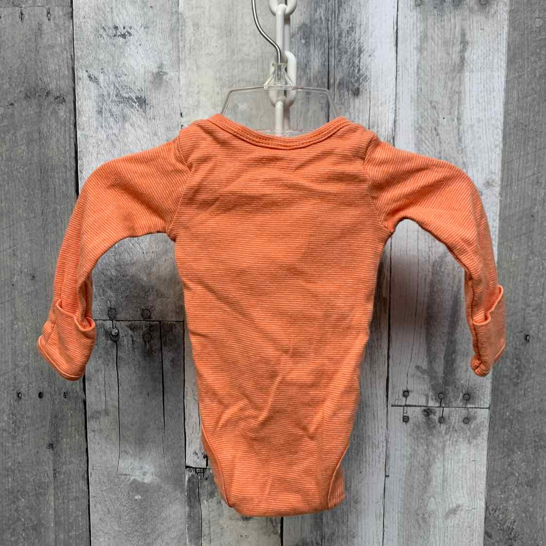Size Newborn Orange Striped Just One You Bodysuit