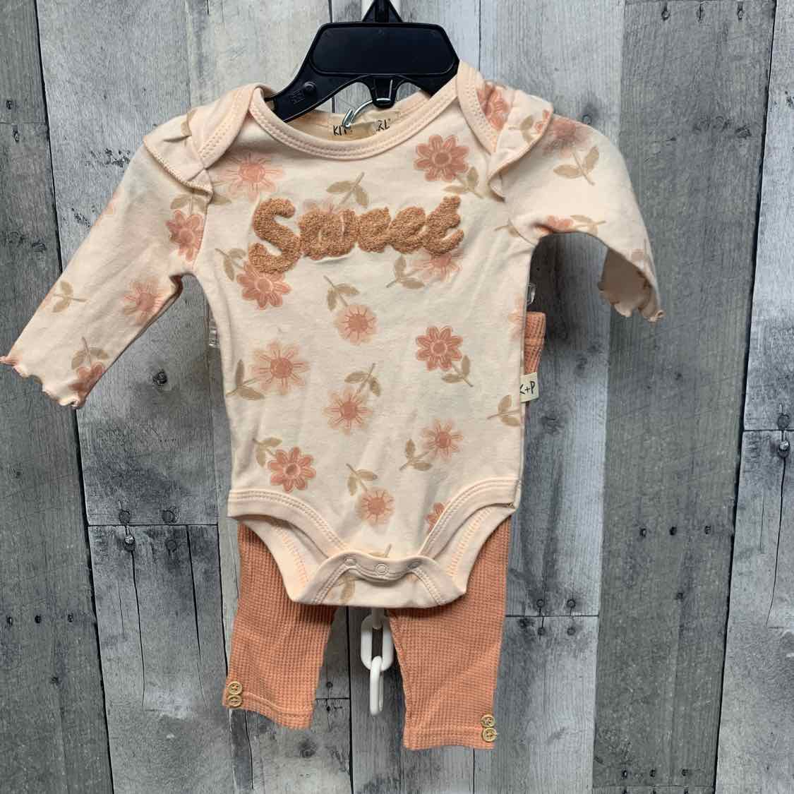 Size 0-3 Months Pink B Brand Shirt/Pants