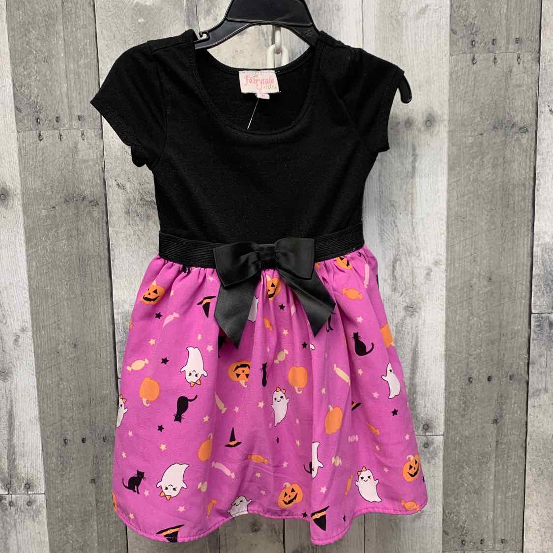 Size 3T Black/Purple B Brand Dress