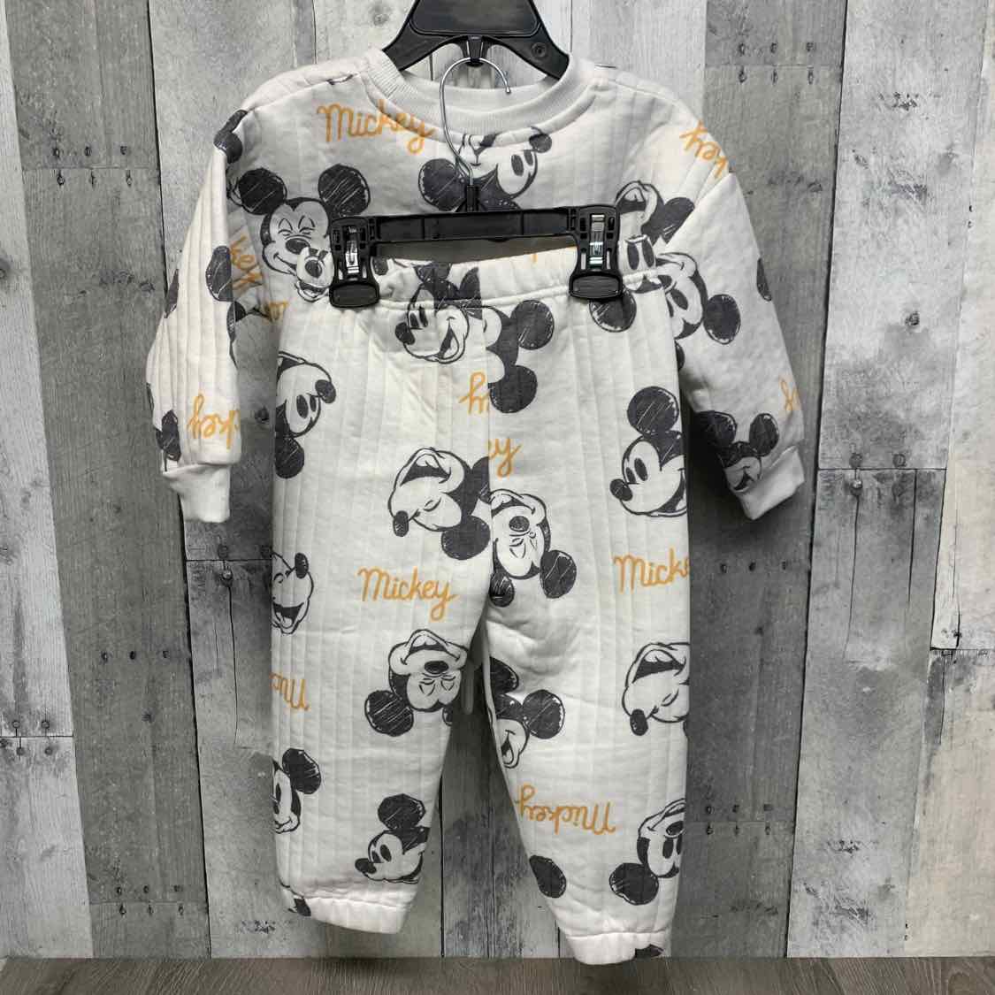 Size 24 Months White Disney Sweats - 2pc