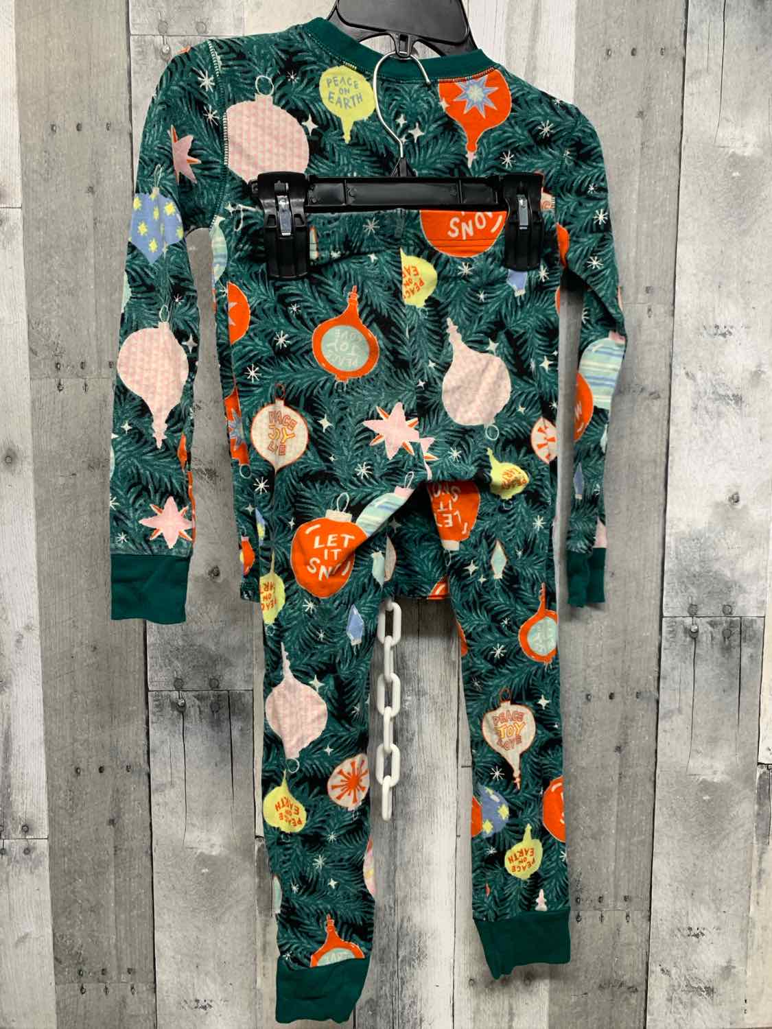Size 8 Green Print Old Navy 2pc PJs
