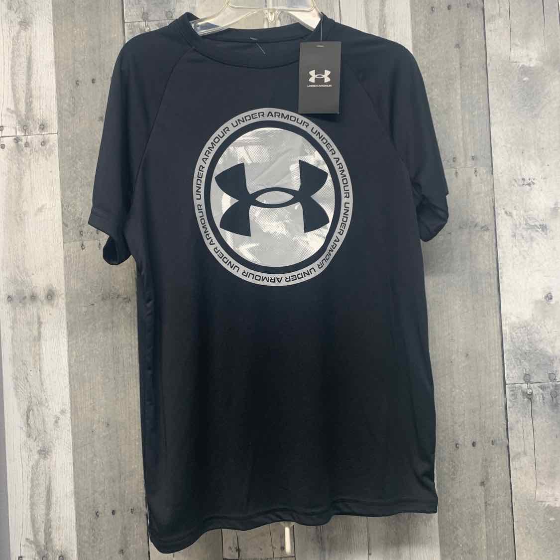 Size Large Black/Gray Sport Brand T Shirt - OodlesCB