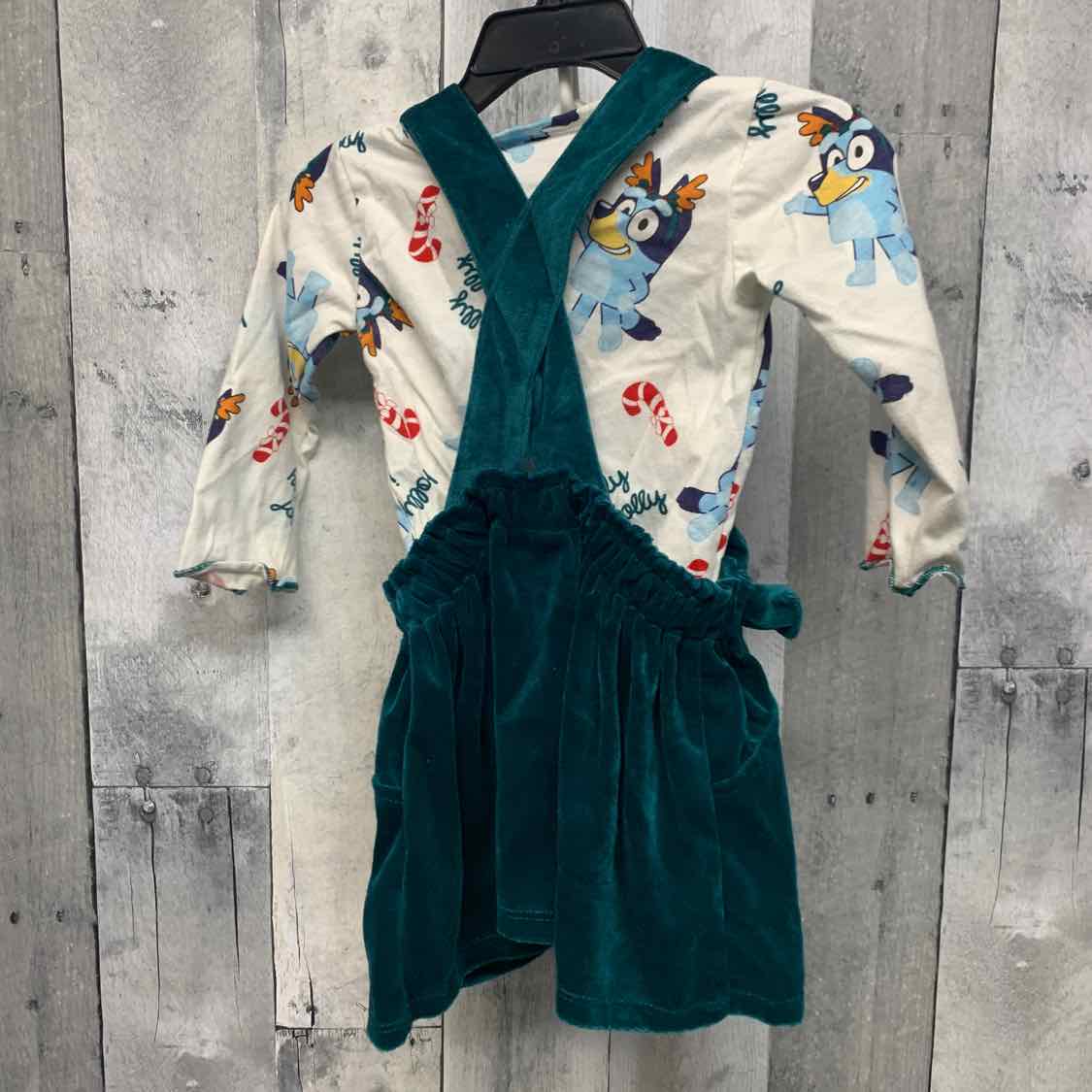Size 12 Months White/Green Disney Shirt/Jumper