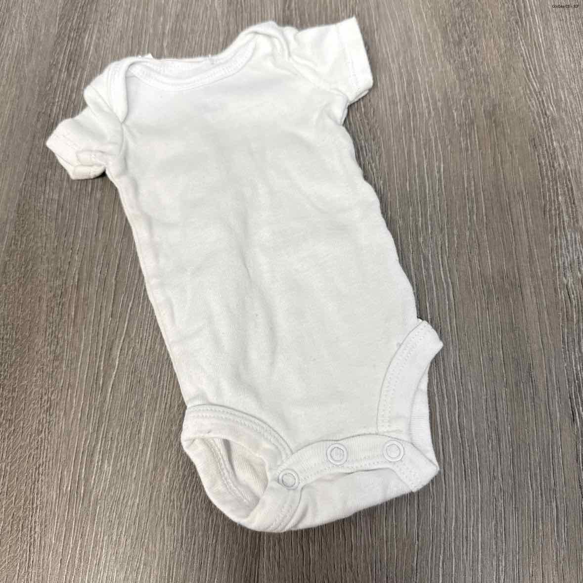 Size Preemie White Carter's Bodysuit