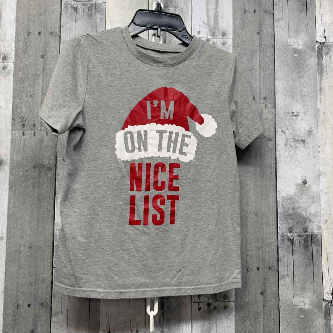 Size 10/12 Gray Graphic Holiday Brands T Shirt
