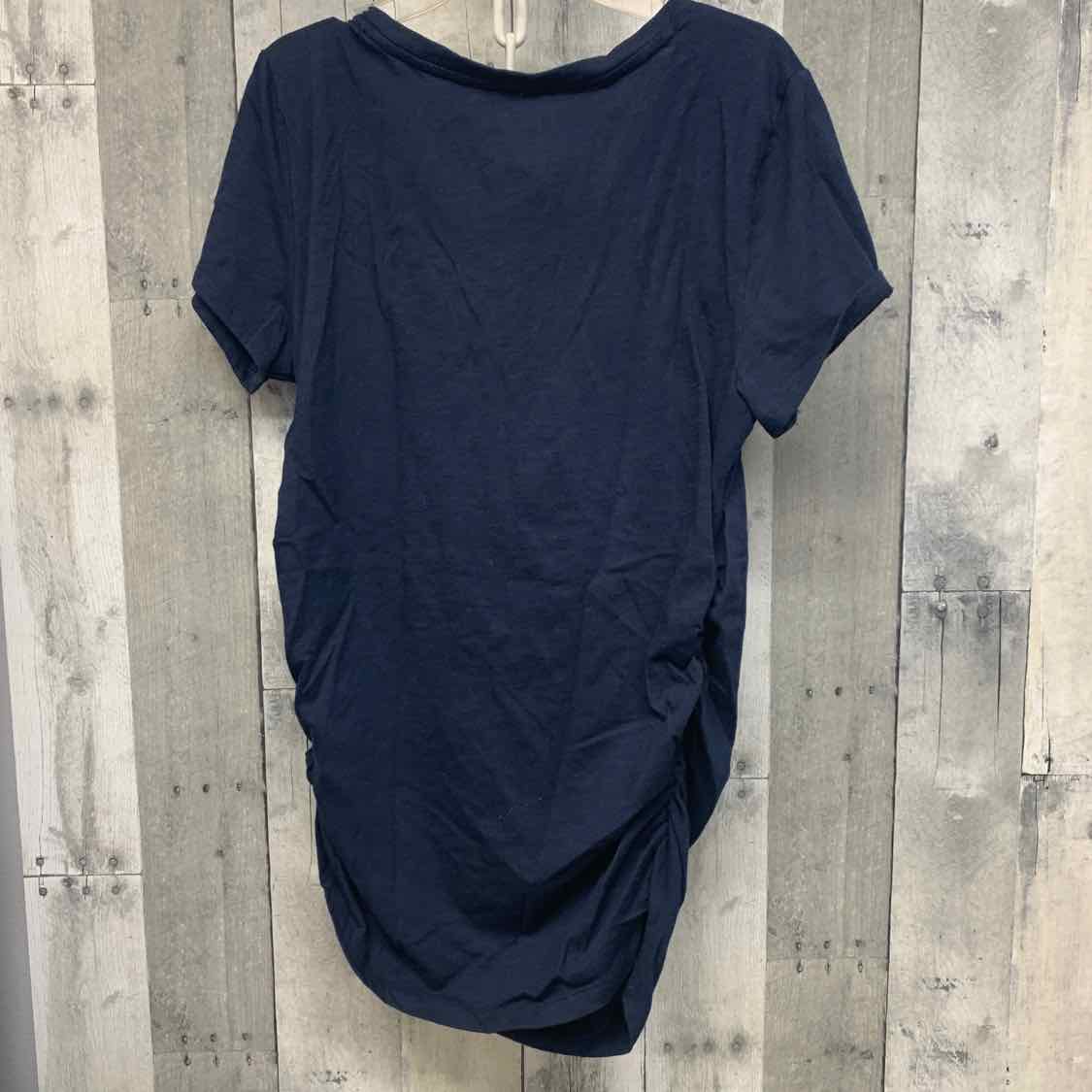 Size L Navy Graphic A:Glow T Shirt