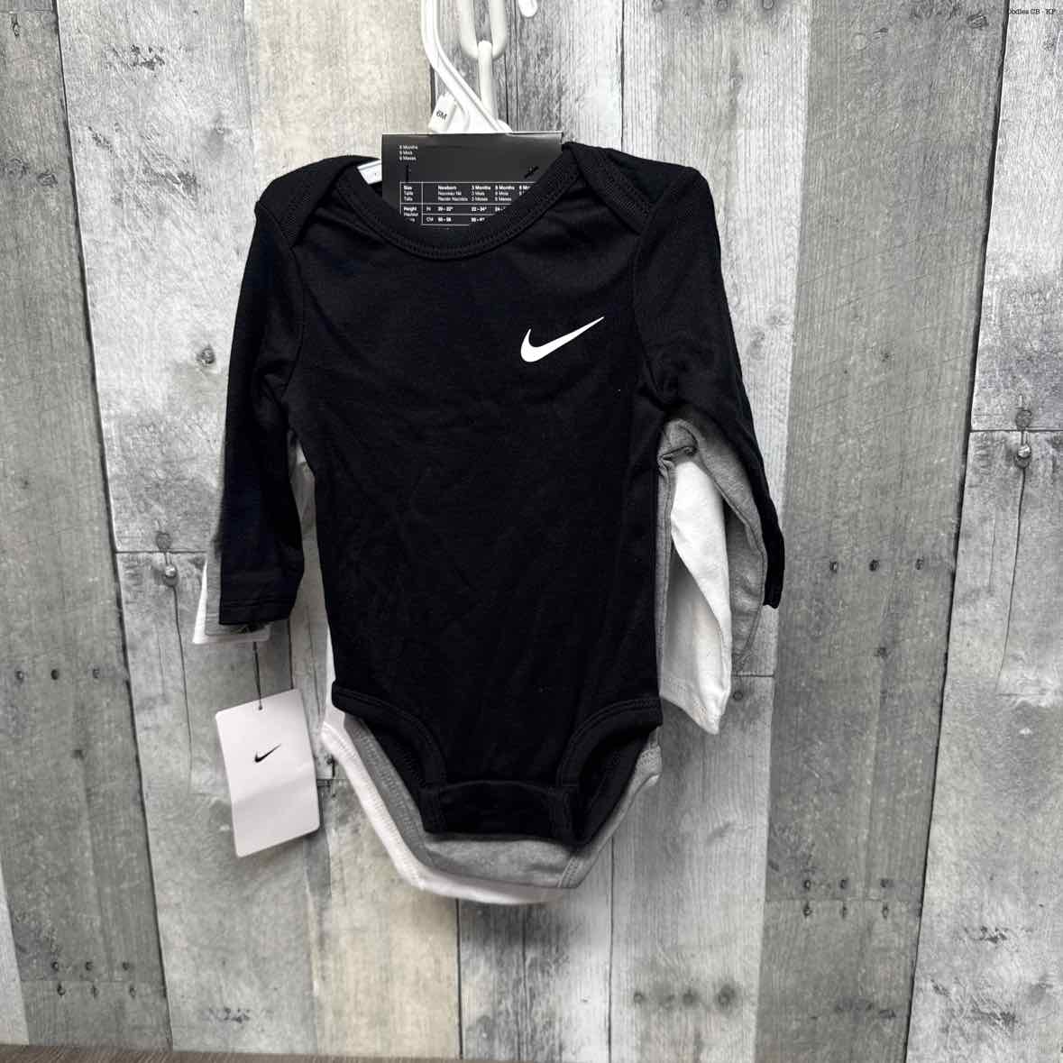 Size 6 Months Black/White Sport Brand Bodysuit