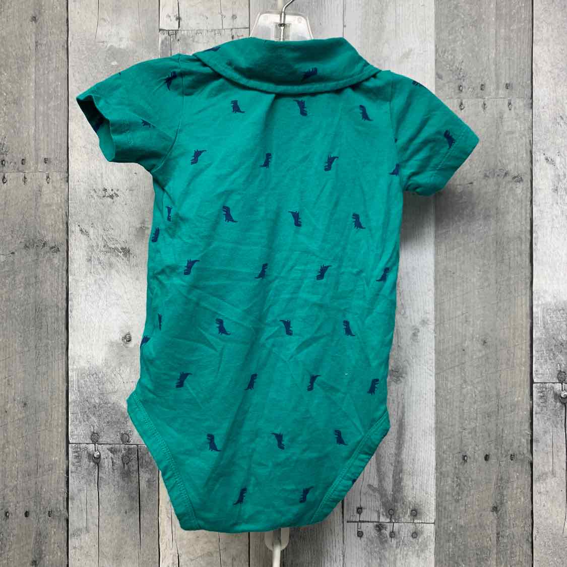 Size 24 Months Green/Navy Carter's Bodysuit