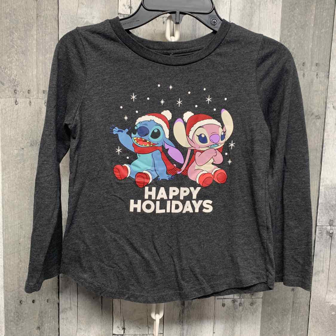 Size 6/6X Gray Graphic Disney T Shirt