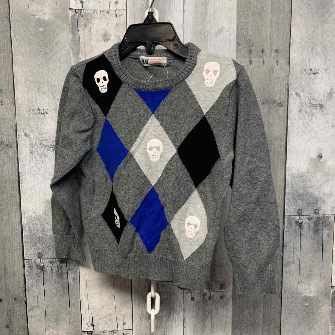 Size 2/4 Gray/Black H&M Sweater