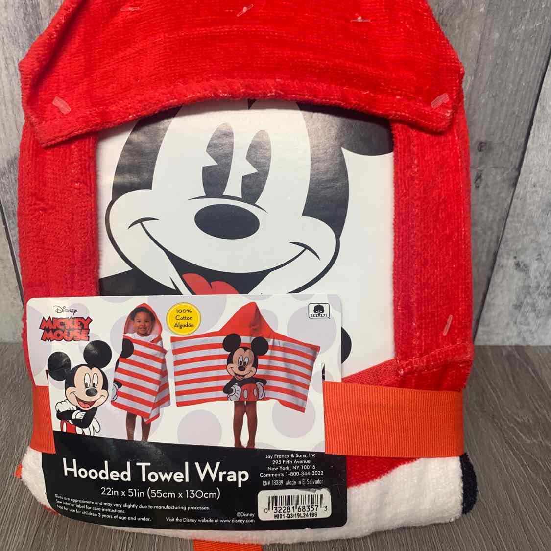 Disney Red/White Mickey Mouse Towels