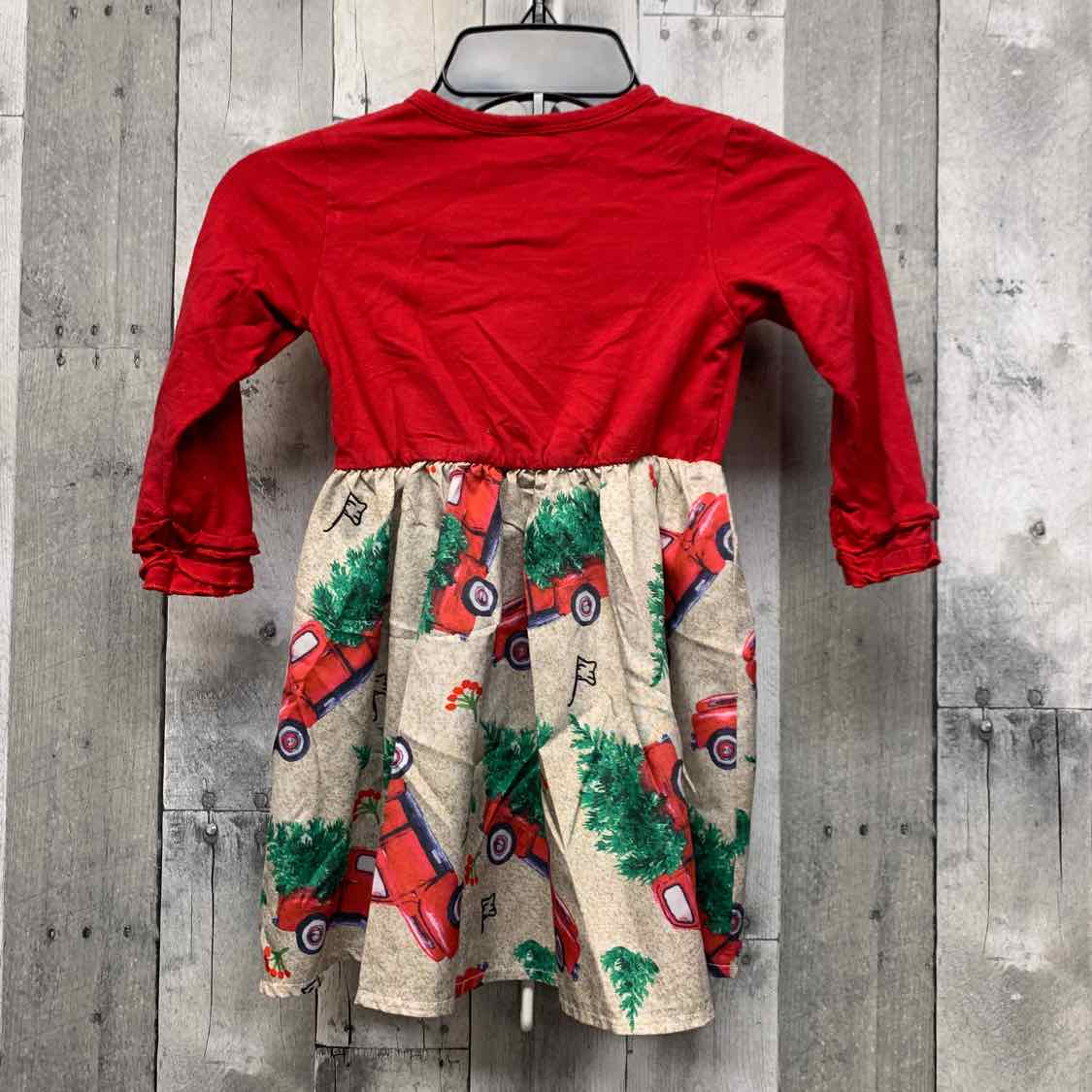 Size 5T Red B Brand LS Dress