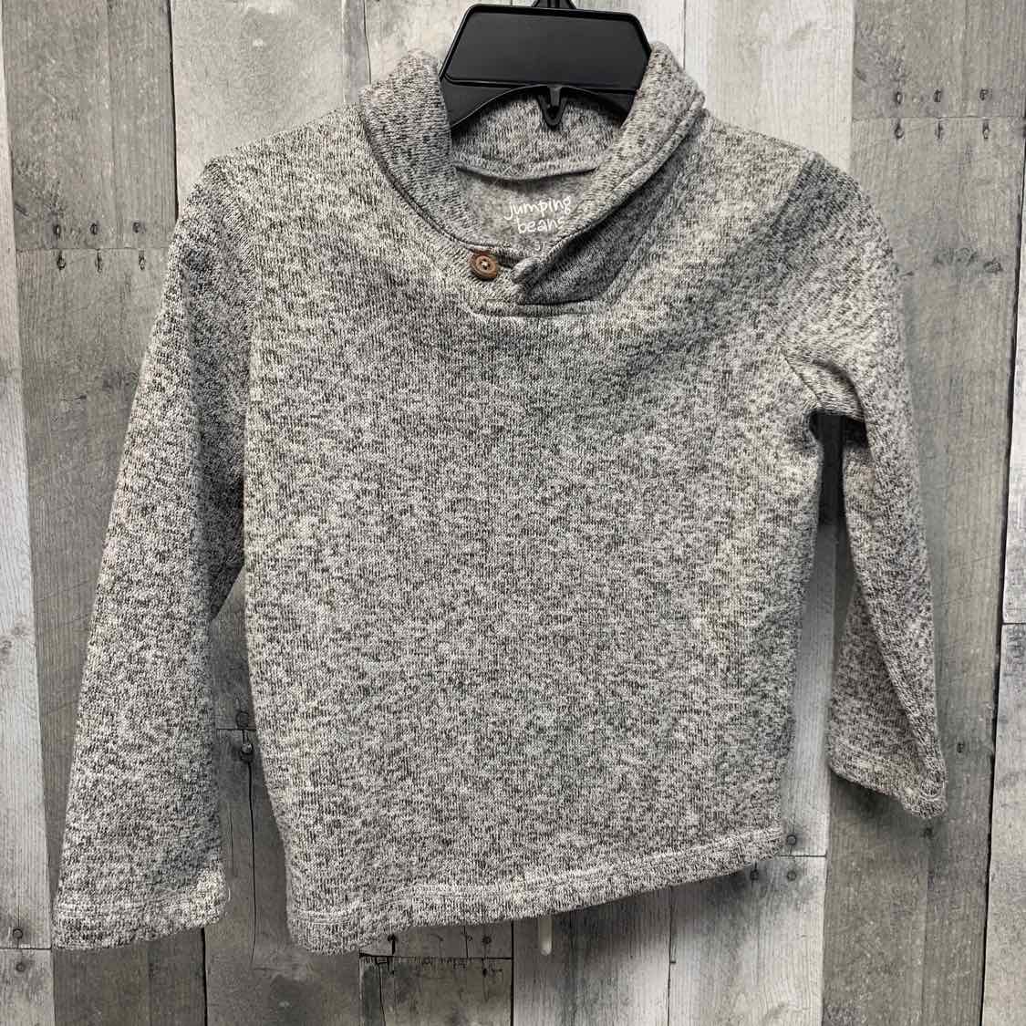 Size 5T Gray Jumping Beans Pull Over