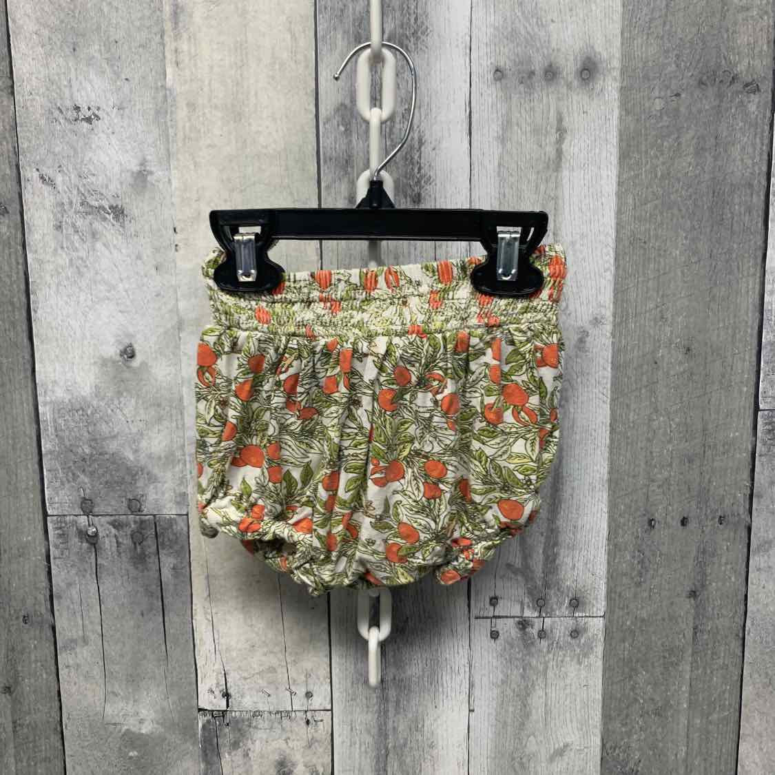 Size 2T Ivory/Green Kate Quinn Shorts