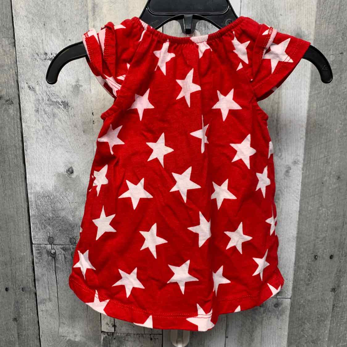 Size 0-3 Months Red/White Child of Mine Dress - Knit