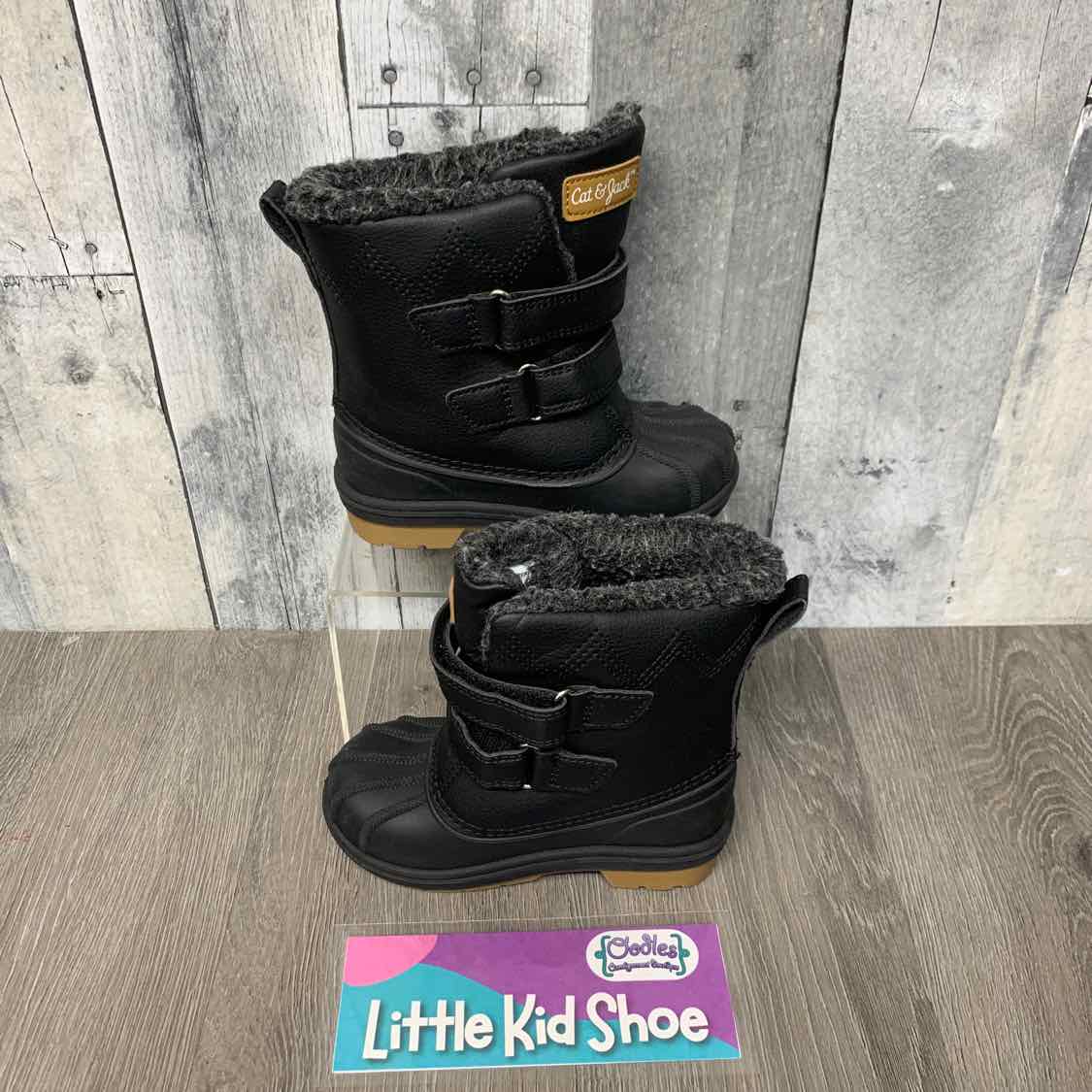 Size 8 Black Cat & Jack Snow Boots