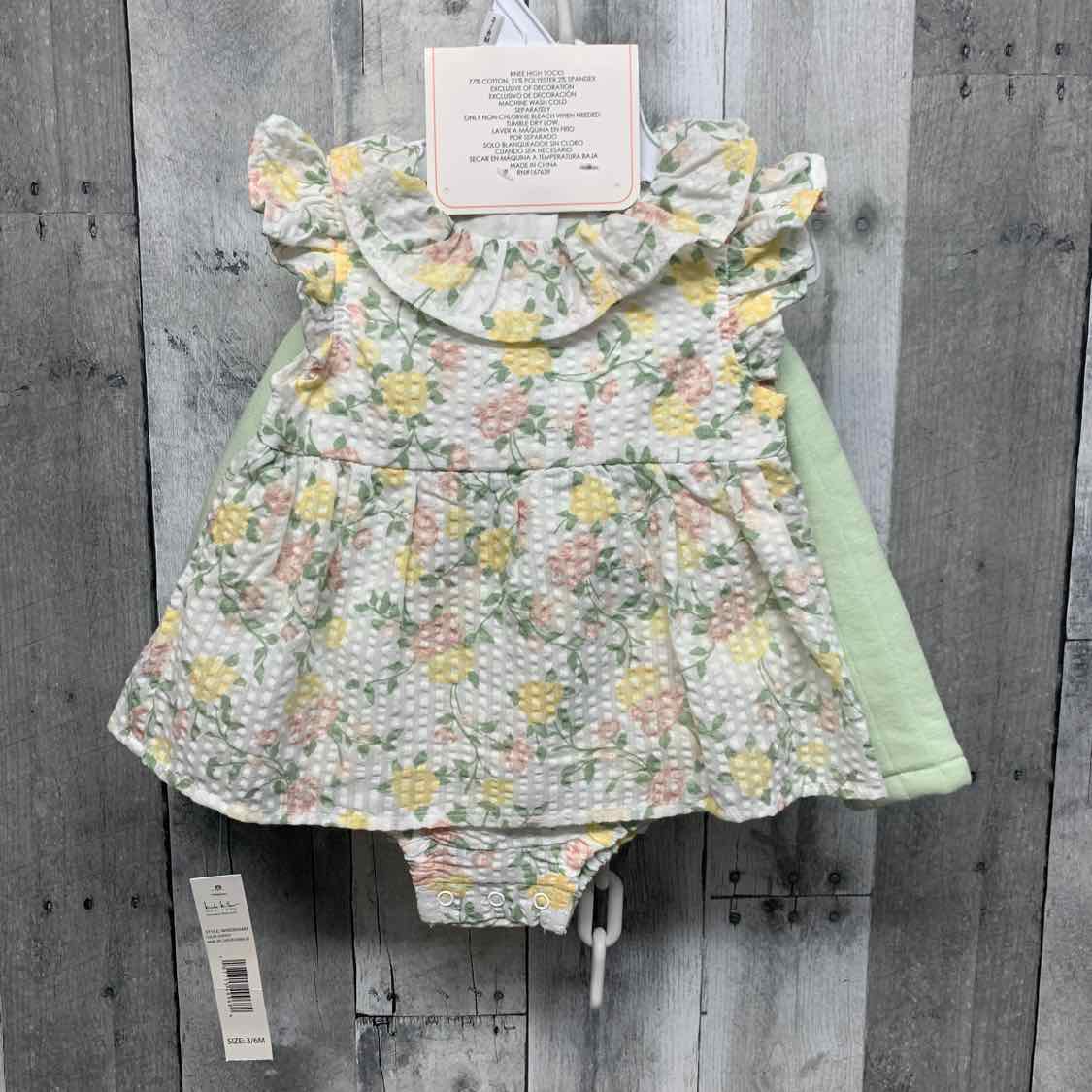 Size 3-6 Months Green/White Nicole Miller Shirt/Jumper