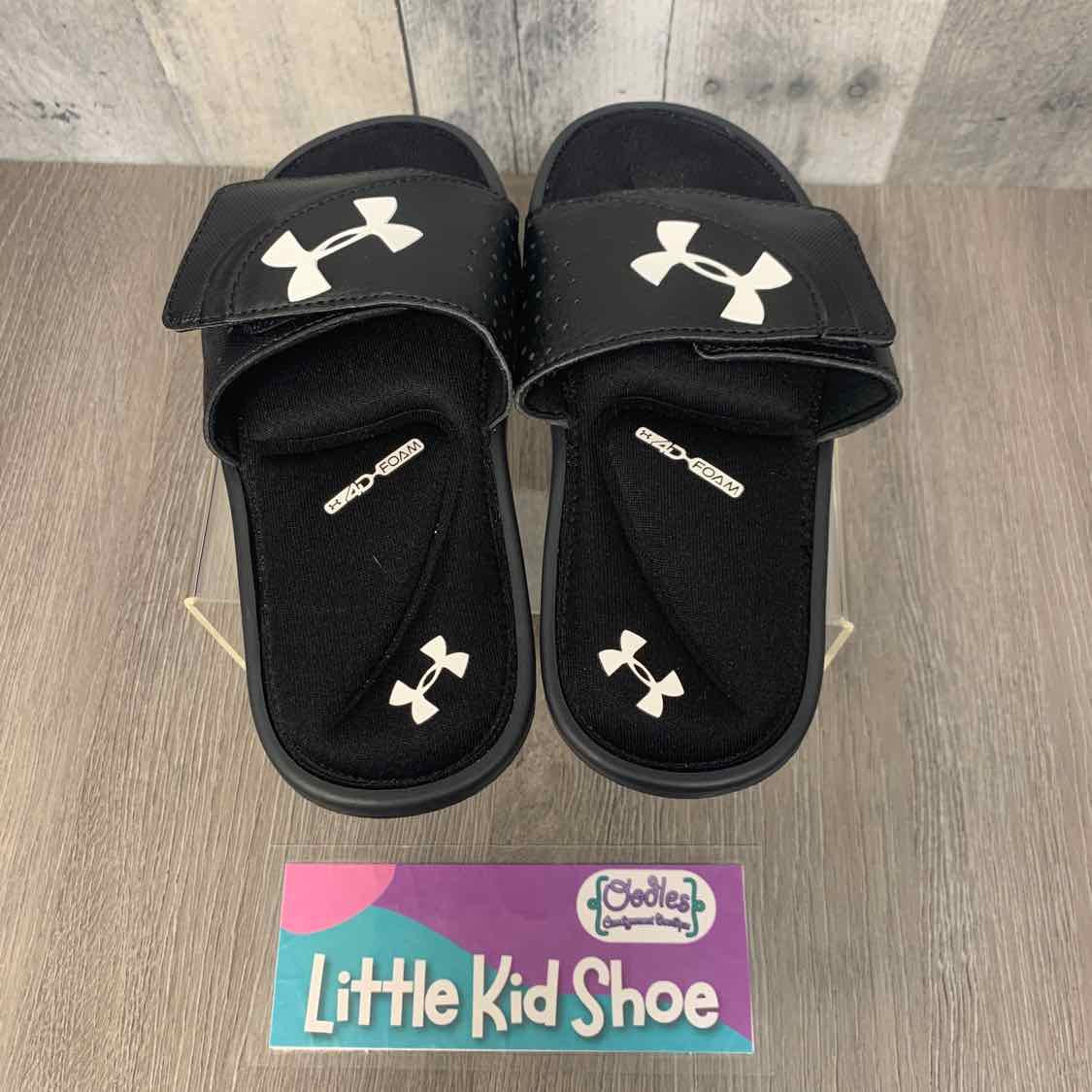 Size 13 Black/White Sport Brand Sandals