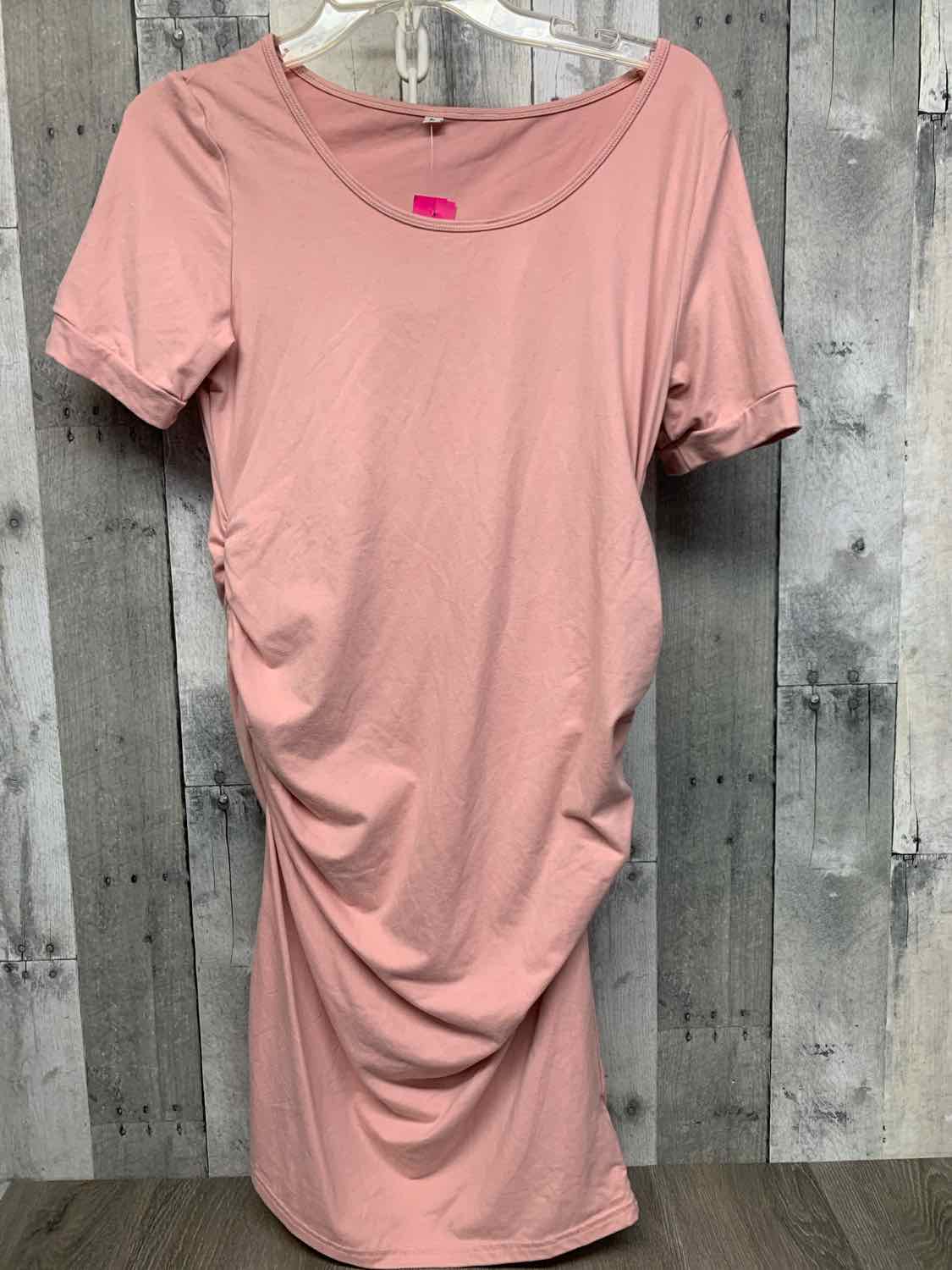 Size M Pink Mid Brand Dress - Short Sleeve