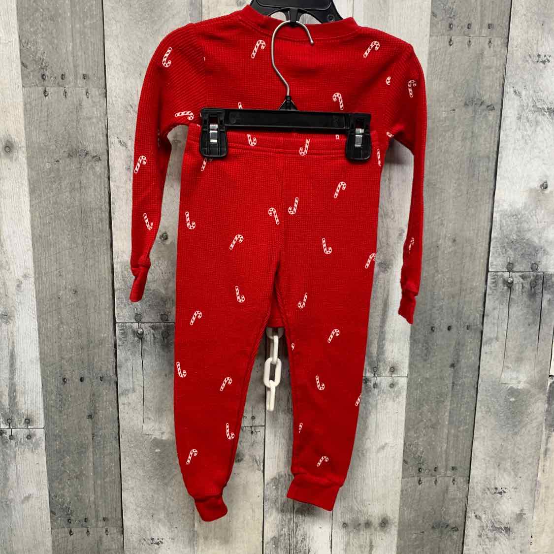Size 3T Red/White Carter's 2pc PJs