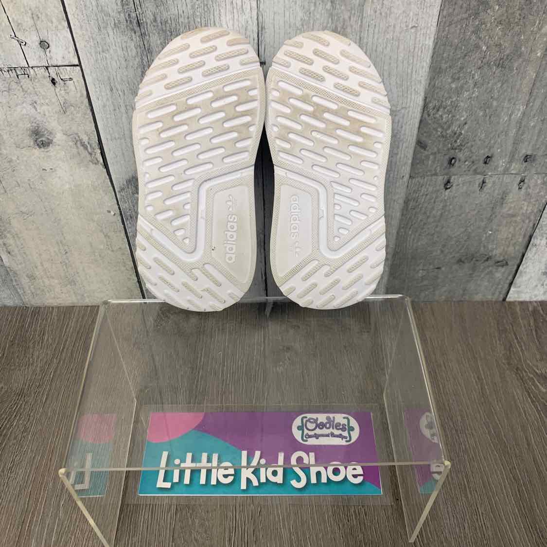 Size 5 Gray/White Sport Brand Sneakers
