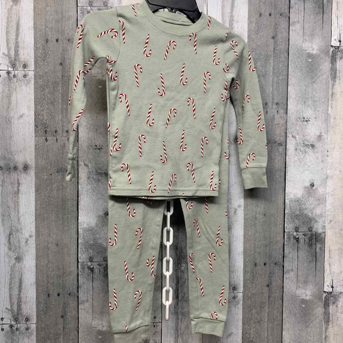 Size 5T Green/Red Child of Mine 2pc PJs
