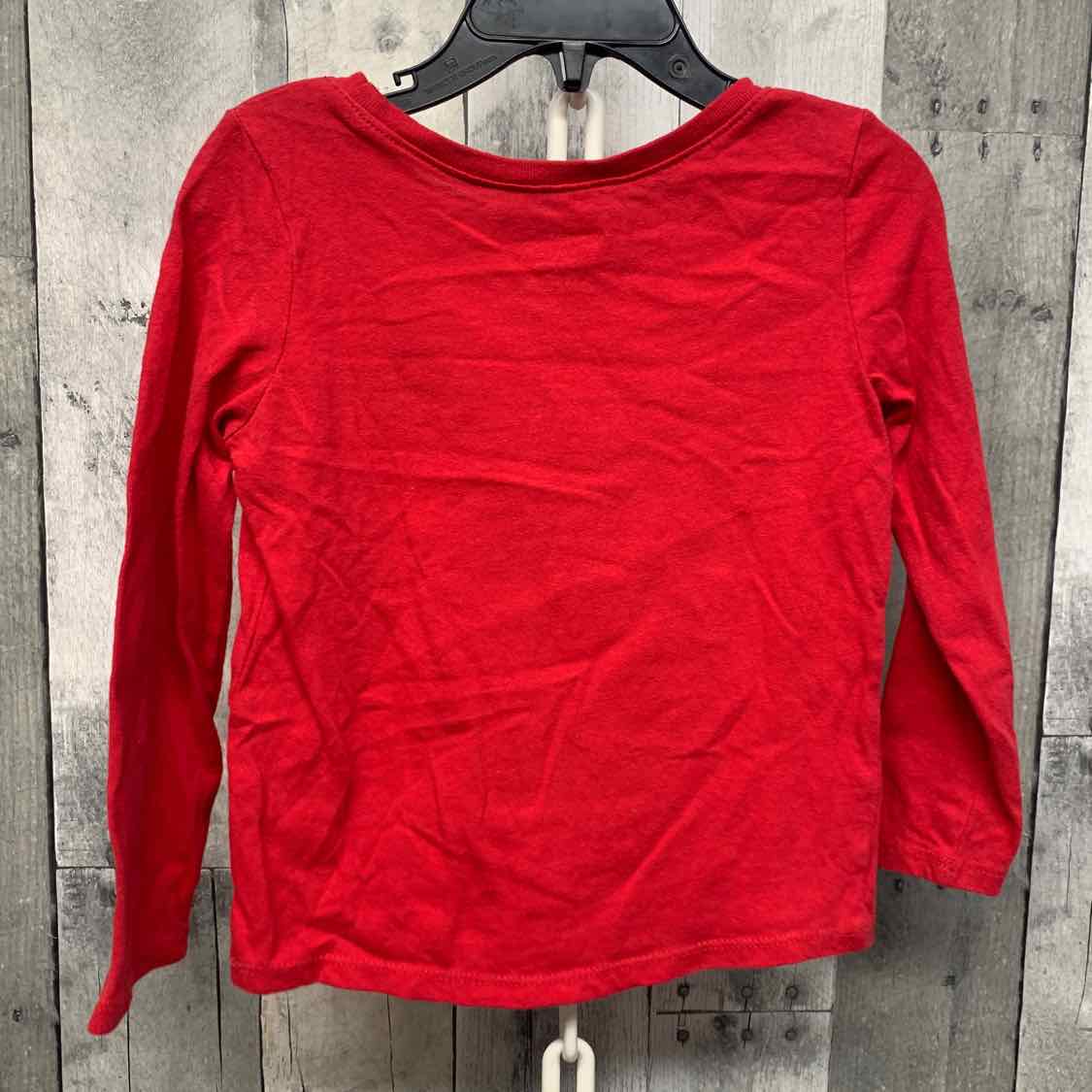 Size 3T Red Graphic Children's Place Long Sleeve Shirt