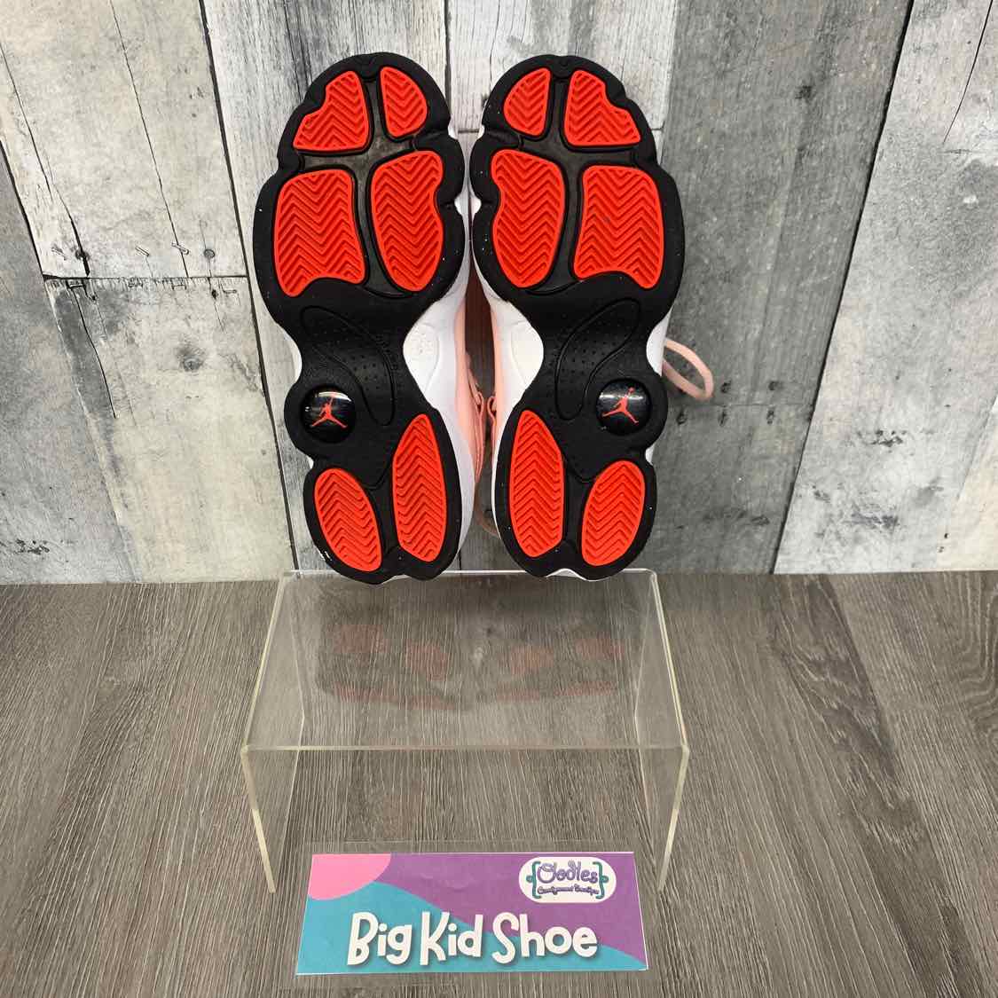 Size 2 Pink/Black Sport Brand Sneakers