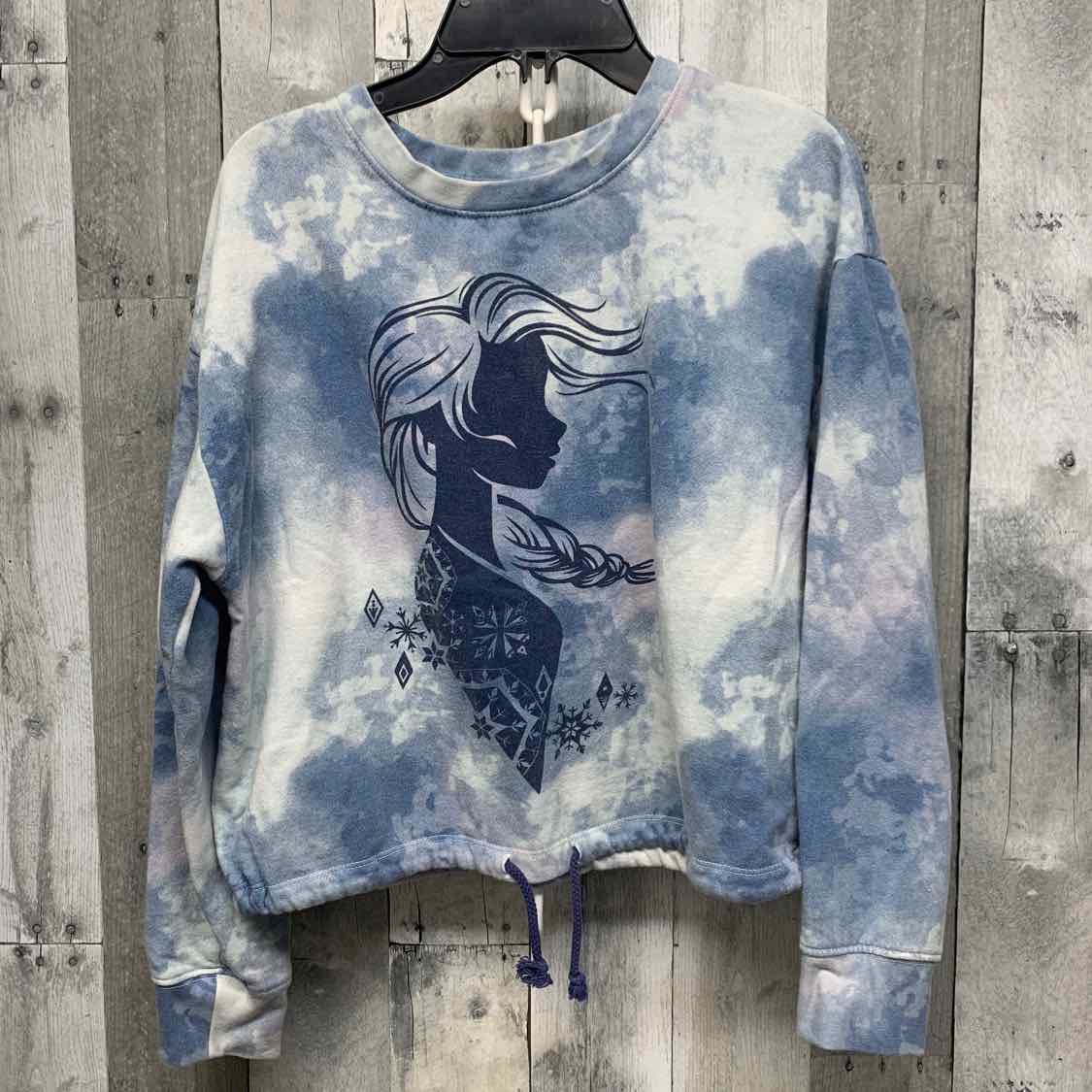 Size Medium Blue/White Disney Long Sleeve Shirt
