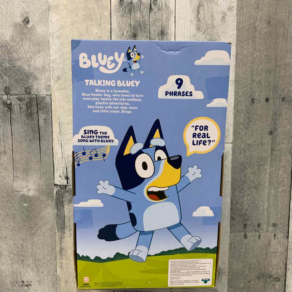 Disney Blue Interactive Plush