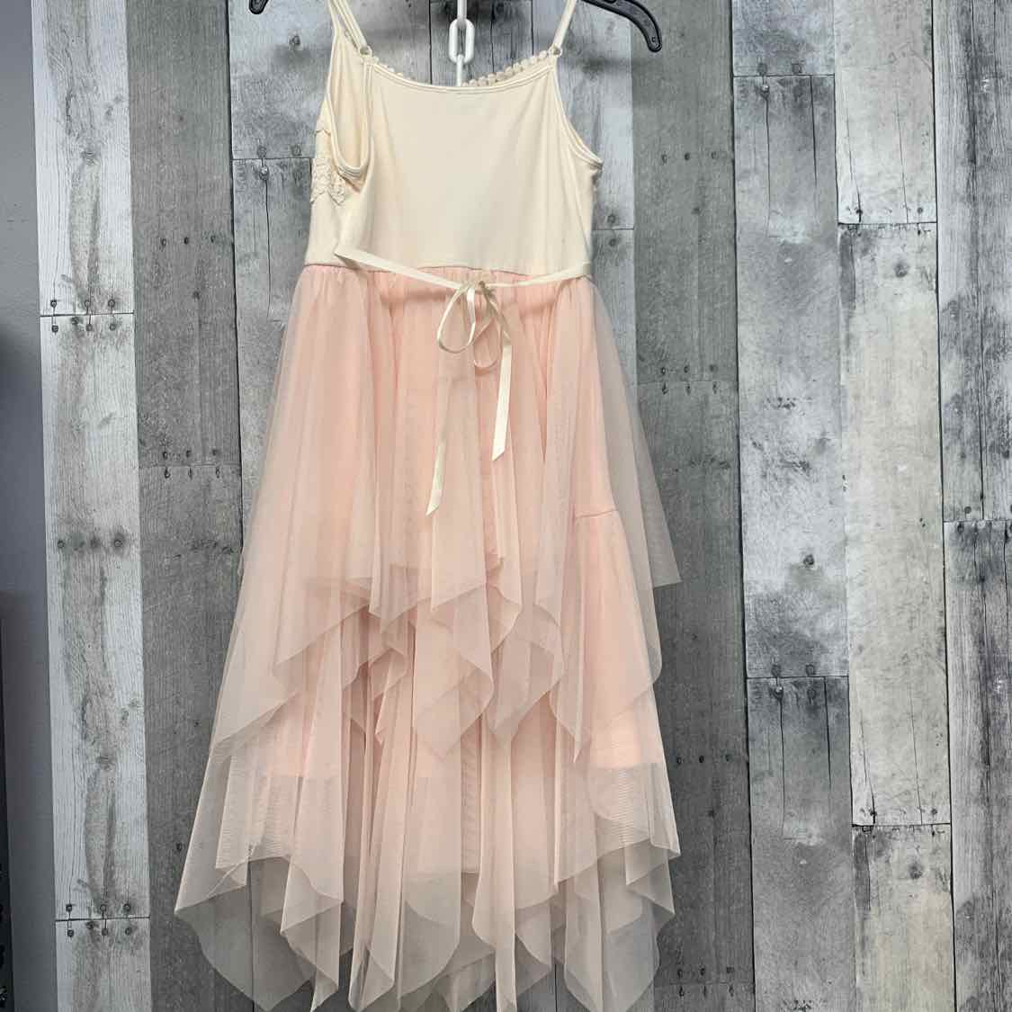 Size Medium Ivory/Pink B Brand Dress
