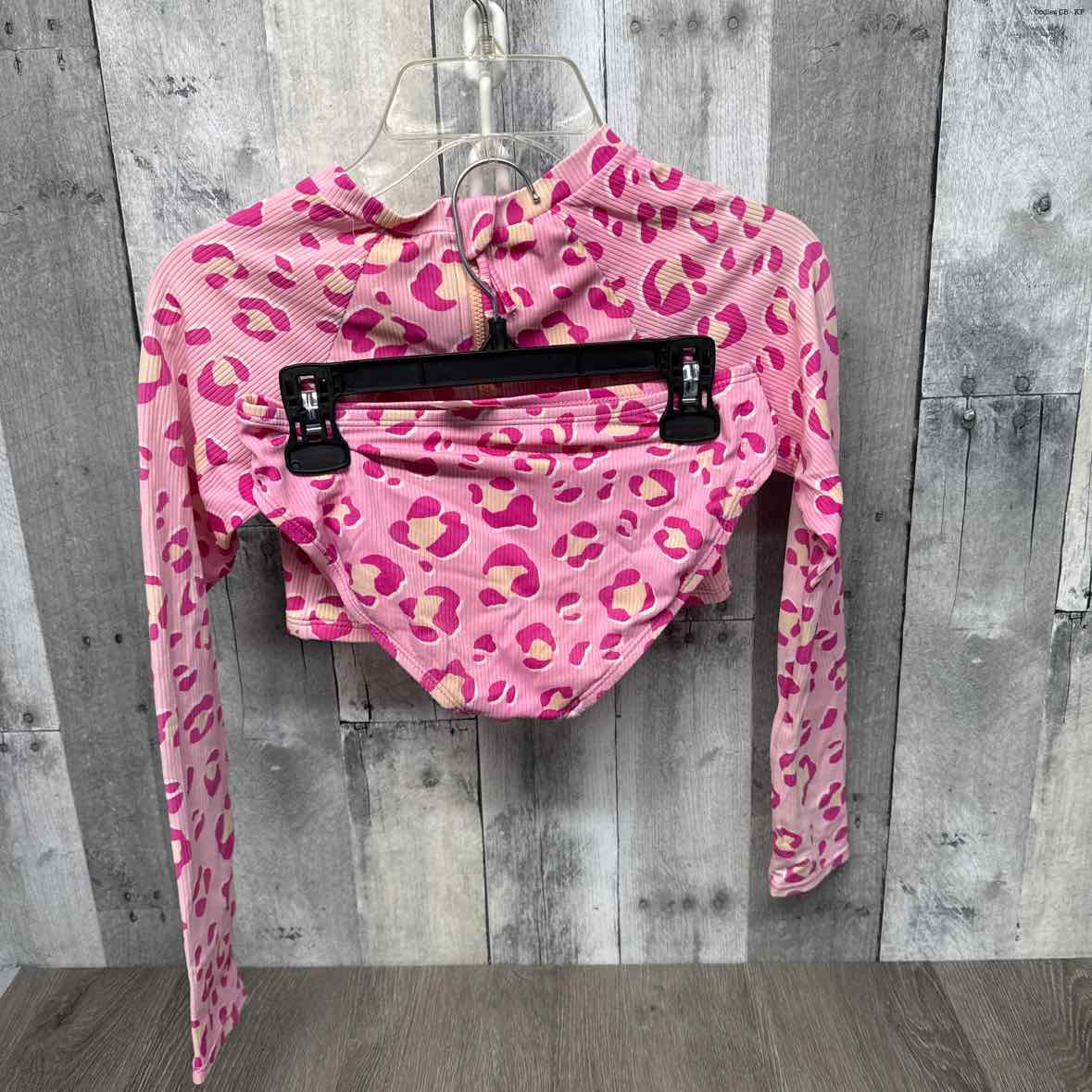 Size 10/12 Pink Print Cat & Jack Swim Suit - 2pc+ - OodlesCB
