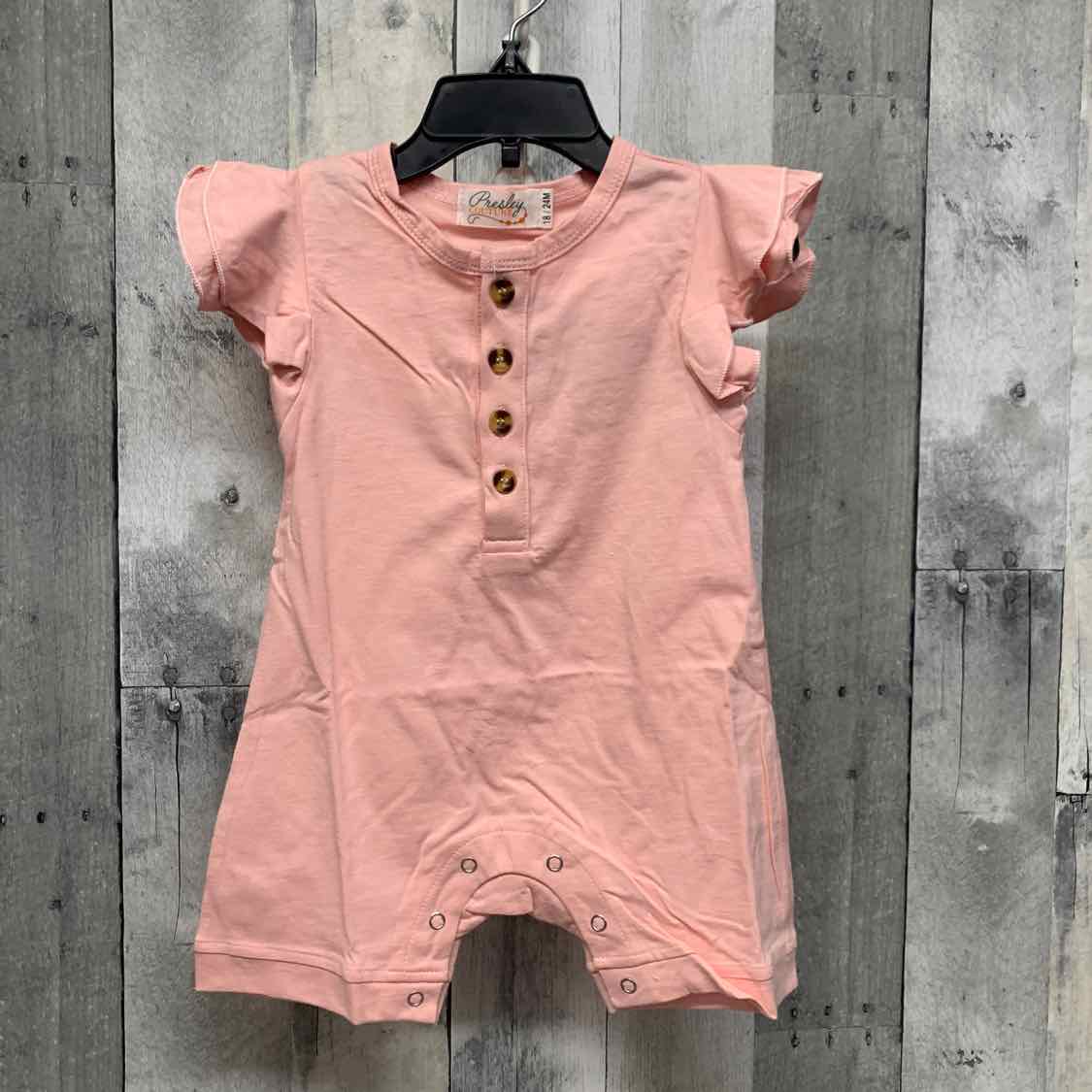 Size 18-24 Months Pink Presley Couture Romper - OodlesCB