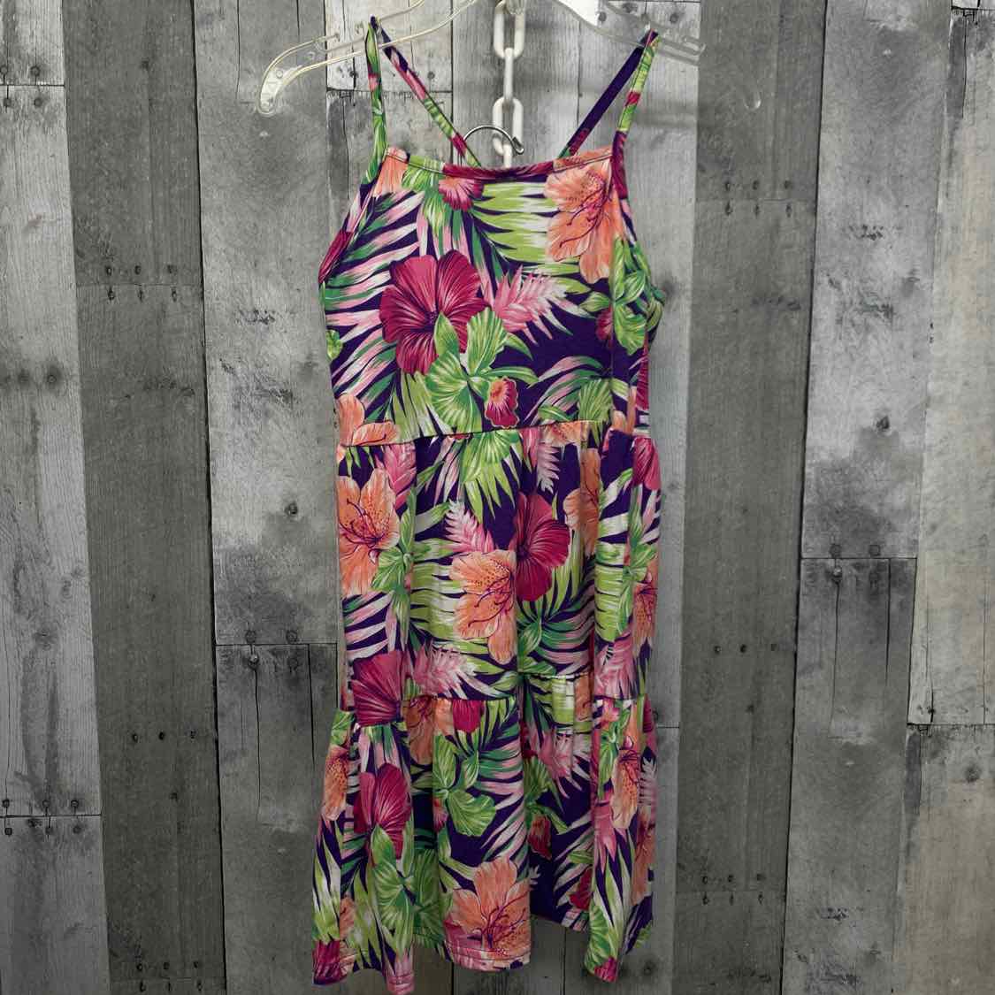 Size 7/8 Purple/Green Children's Place Dress