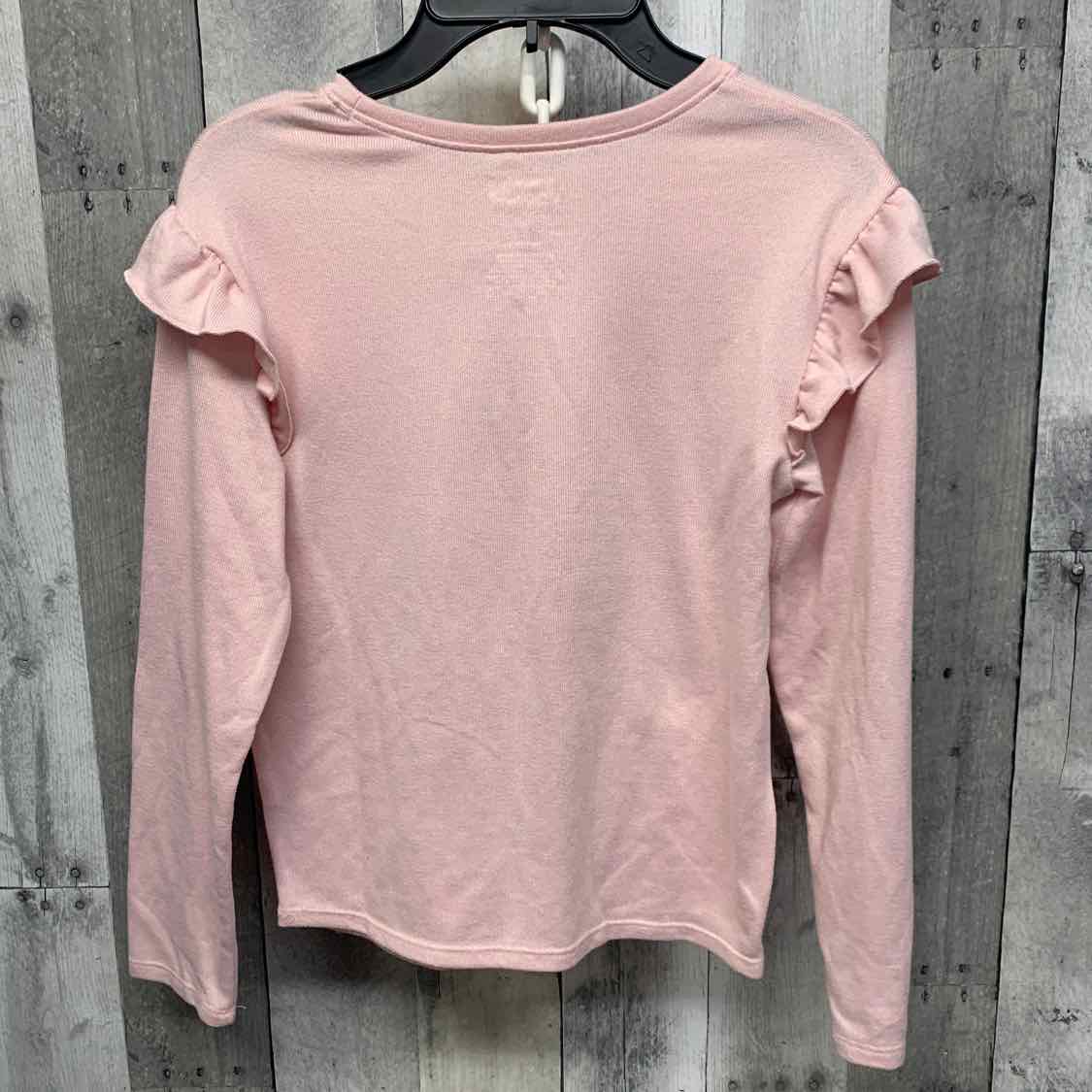 Size 8 Pink Print Jumping Beans Long Sleeve Shirt