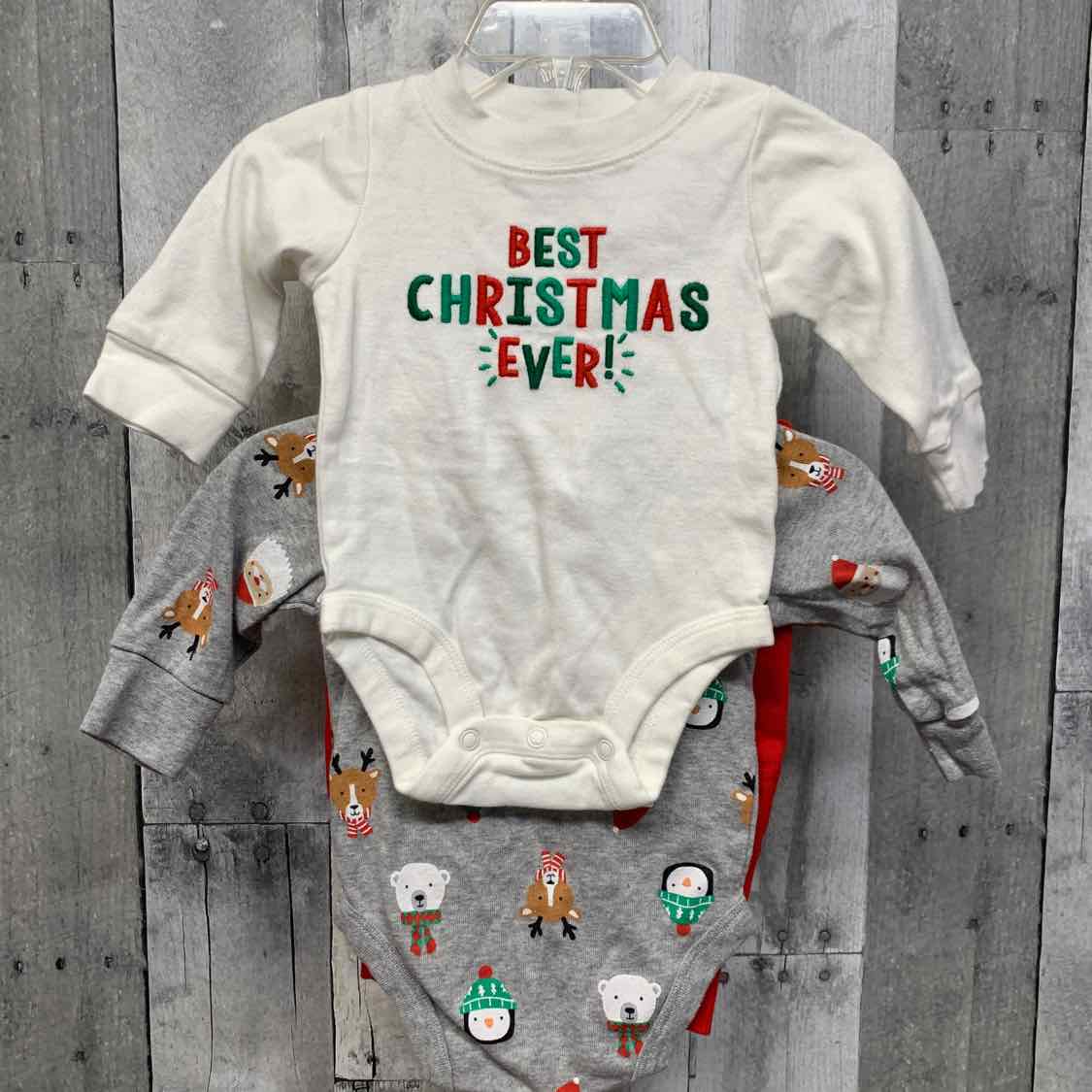 Size 3 Months White/Red Carter's Shirt/Pants