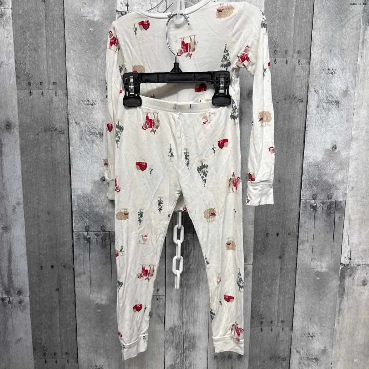 Size 3T White Print Carter's 2pc PJs