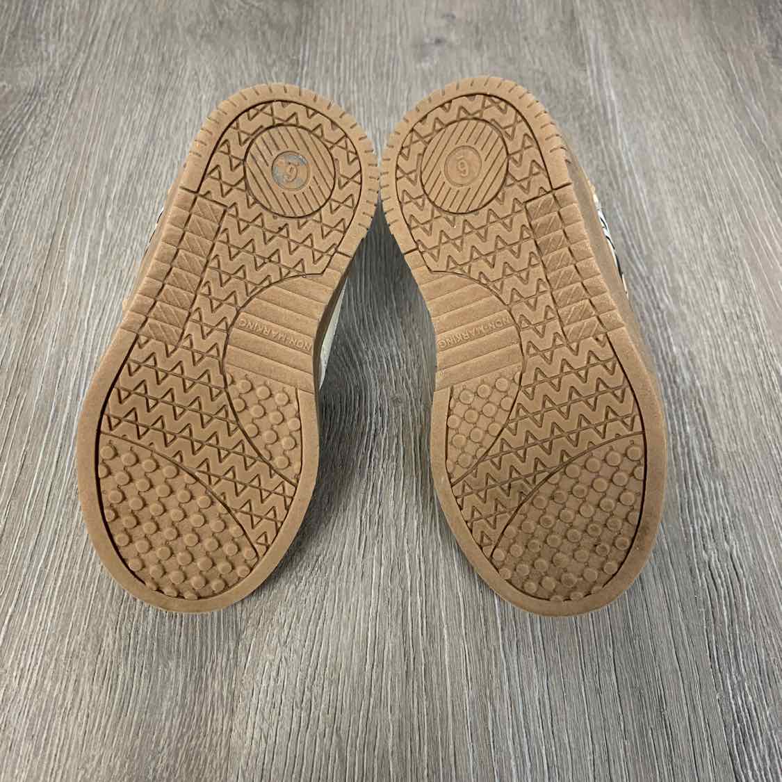 Size 6 Tan Disney Sneakers
