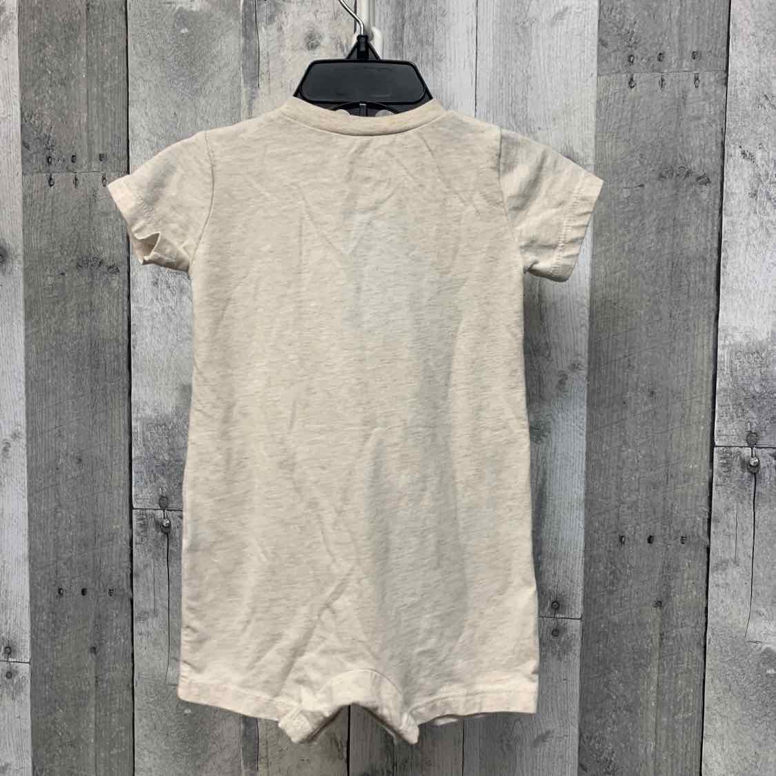 Size 6 Months Tan Sport Brand Romper - OodlesCB