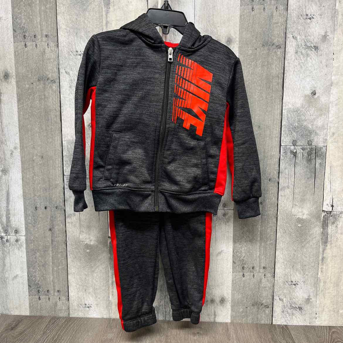 Size 2T Gray/Red Sport Brand Jacket/Pants