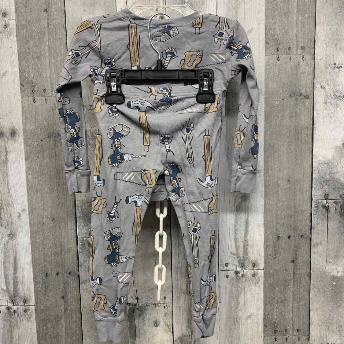 Size 3T Gray Print Carter's 2pc PJs