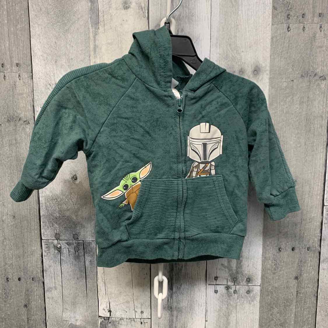 Size 6-9 Months Green Star Wars Light Jacket