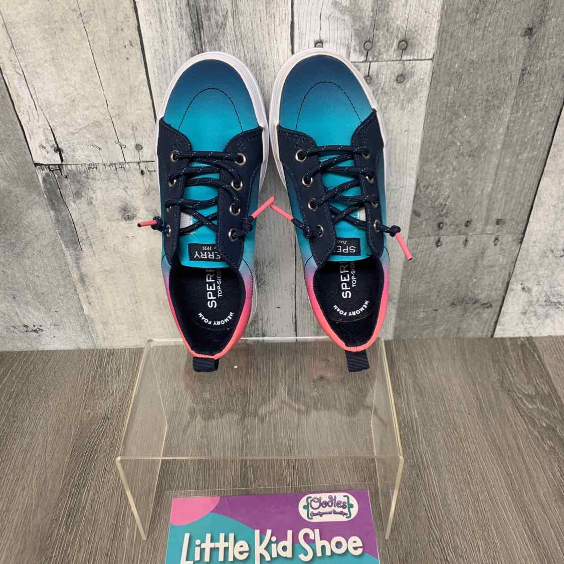 Size 12.5 Navy/Pink Sperry Sneakers